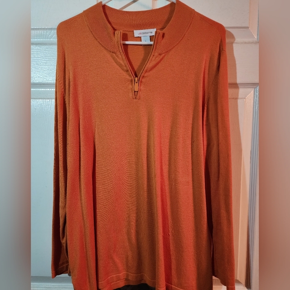 Orange lightweight sweater - Picture 1 of 4